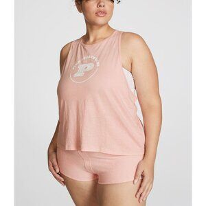 PINK Victorias Secret Pink Slub Tank Top Size XL NEW with tags